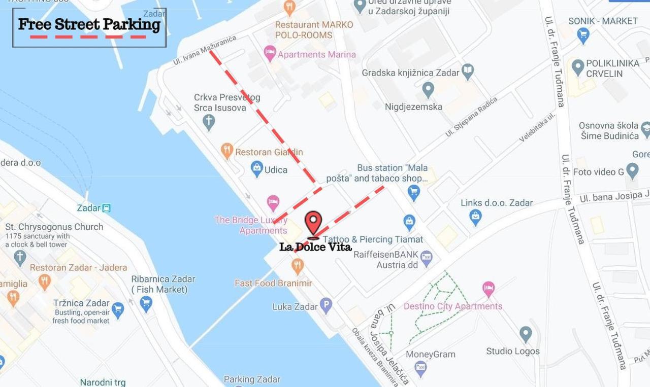 La Dolce Vita Zadar Buitenkant foto